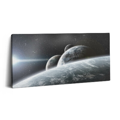 Imprimare tablou canvas 120x60 Spațiu și planete