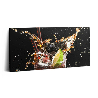 Imprimare tablou canvas 120x60 Bea cu gheață