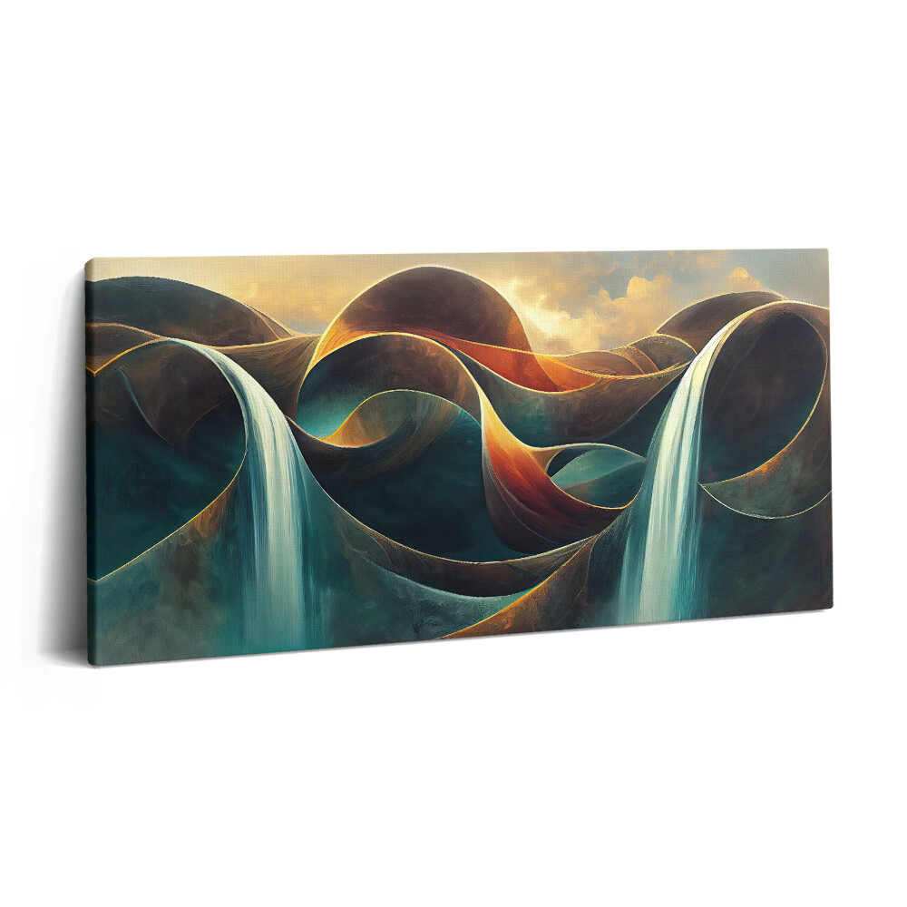 Imprimare tablou canvas 120x60 Cascadă curgătoare fundal