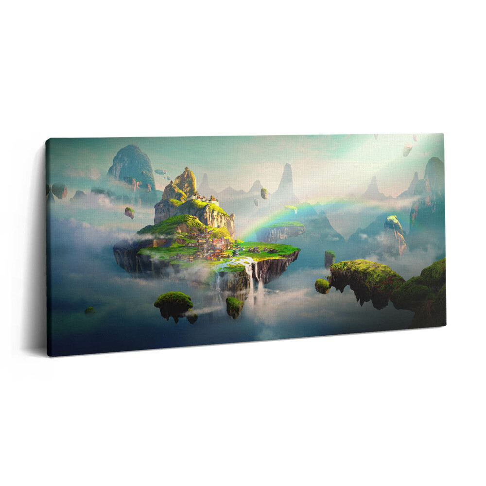 Imprimare tablou canvas 120x60 Scene fantastice în stil chinezesc