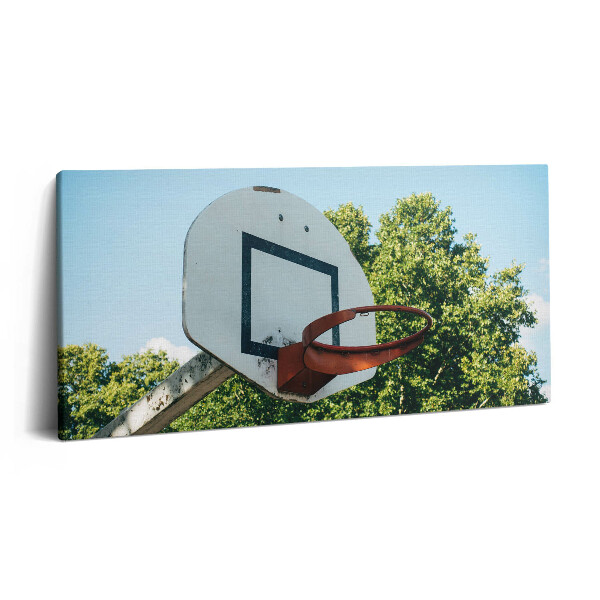 Imprimare tablou canvas 120x60 Sporturi de baschet