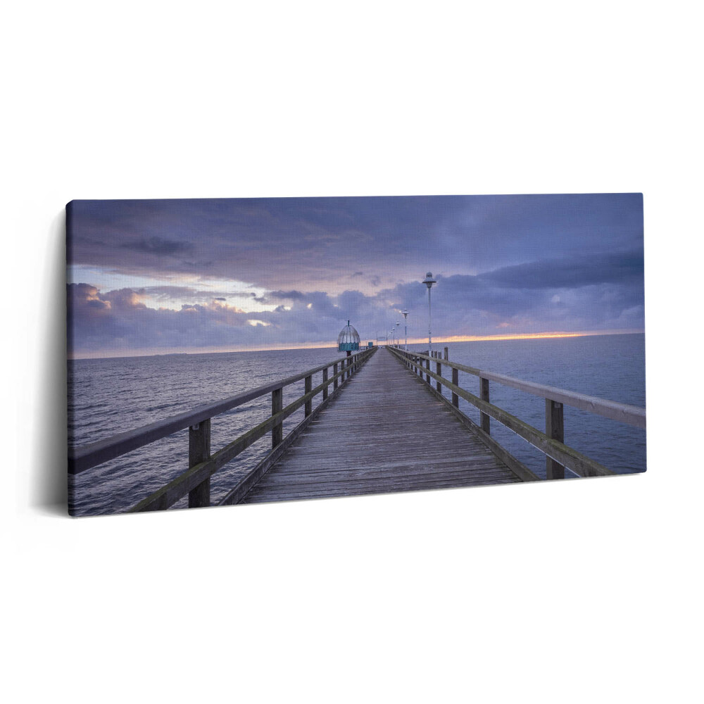 Imprimare tablou canvas 120x60 Dig pe Marea Baltică