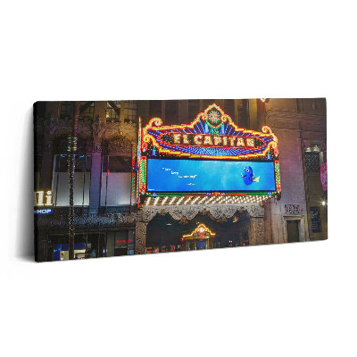 Imprimare tablou canvas 120x60 Teatrul Ej Capitan din Los Angeles