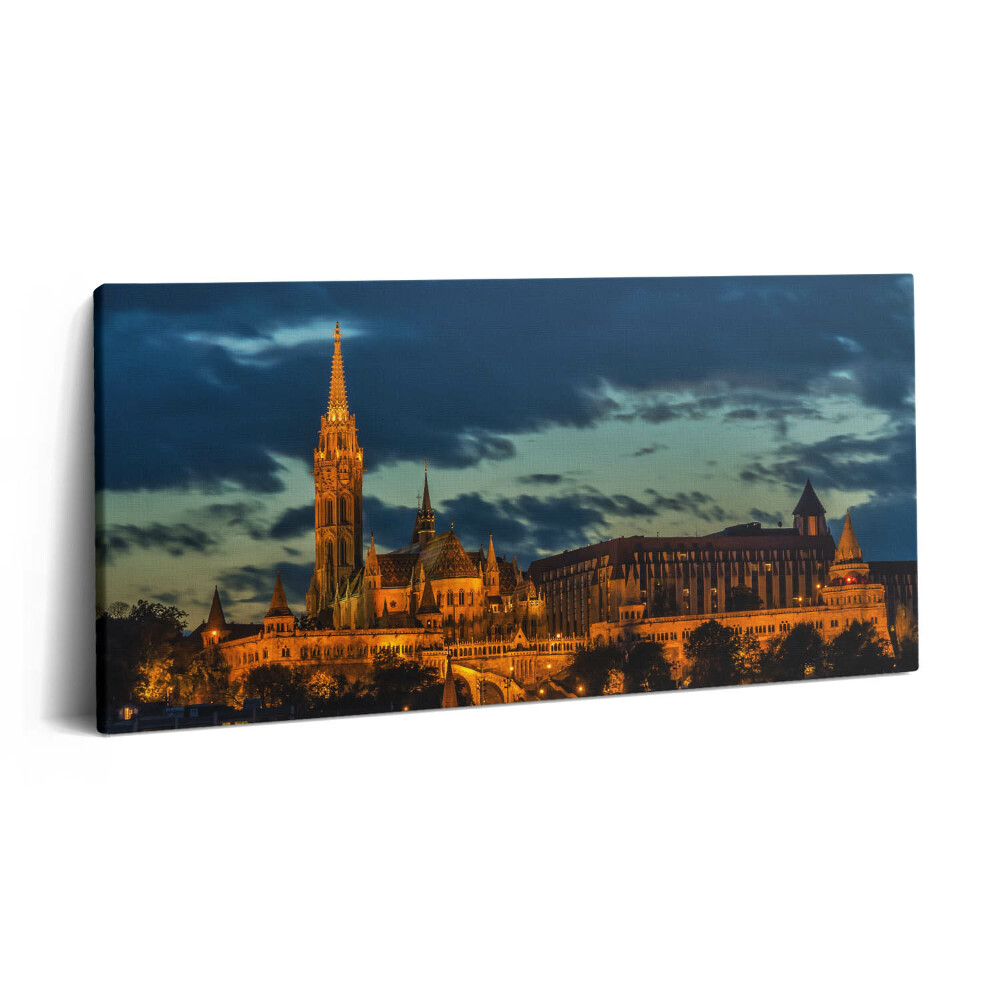 Imprimare tablou canvas 120x60 Biserica Matthias din Budapesta, Ungaria