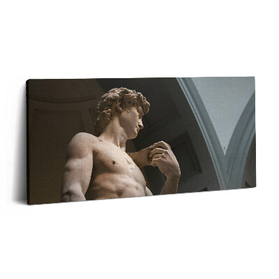 Imprimare tablou canvas 120x60 Sculptura lui David - Michelangelo