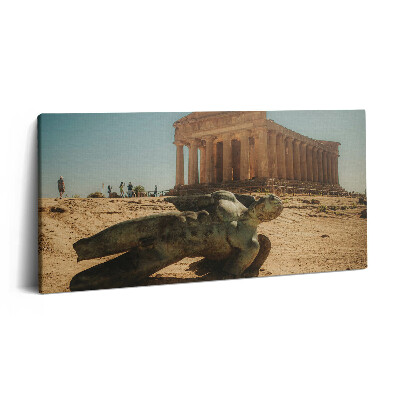 Imprimare tablou canvas 120x60 Valea Templelor din Sicilia, Italia