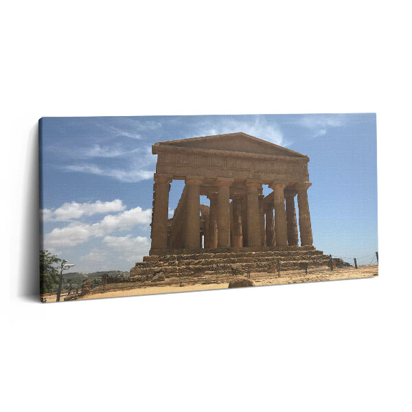 Imprimare tablou canvas 120x60 Templu în Sicilia, Italia