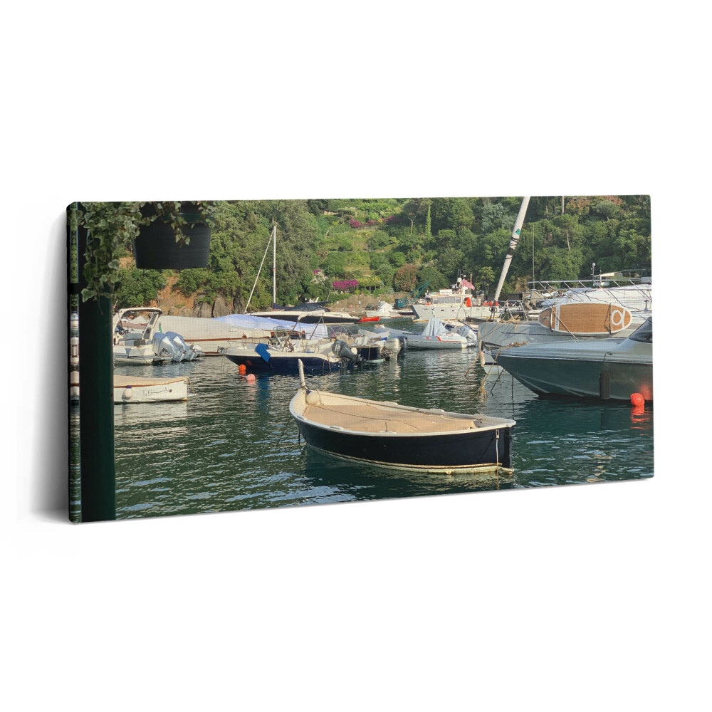 Imprimare tablou canvas 120x60 Marina Portofino
