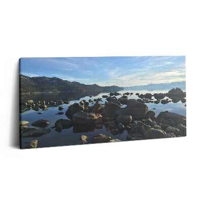 Imprimare tablou canvas 120x60 Pietre sub un cer înnorat