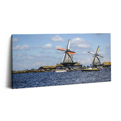 Imprimare tablou canvas 120x60 Mori din Olanda
