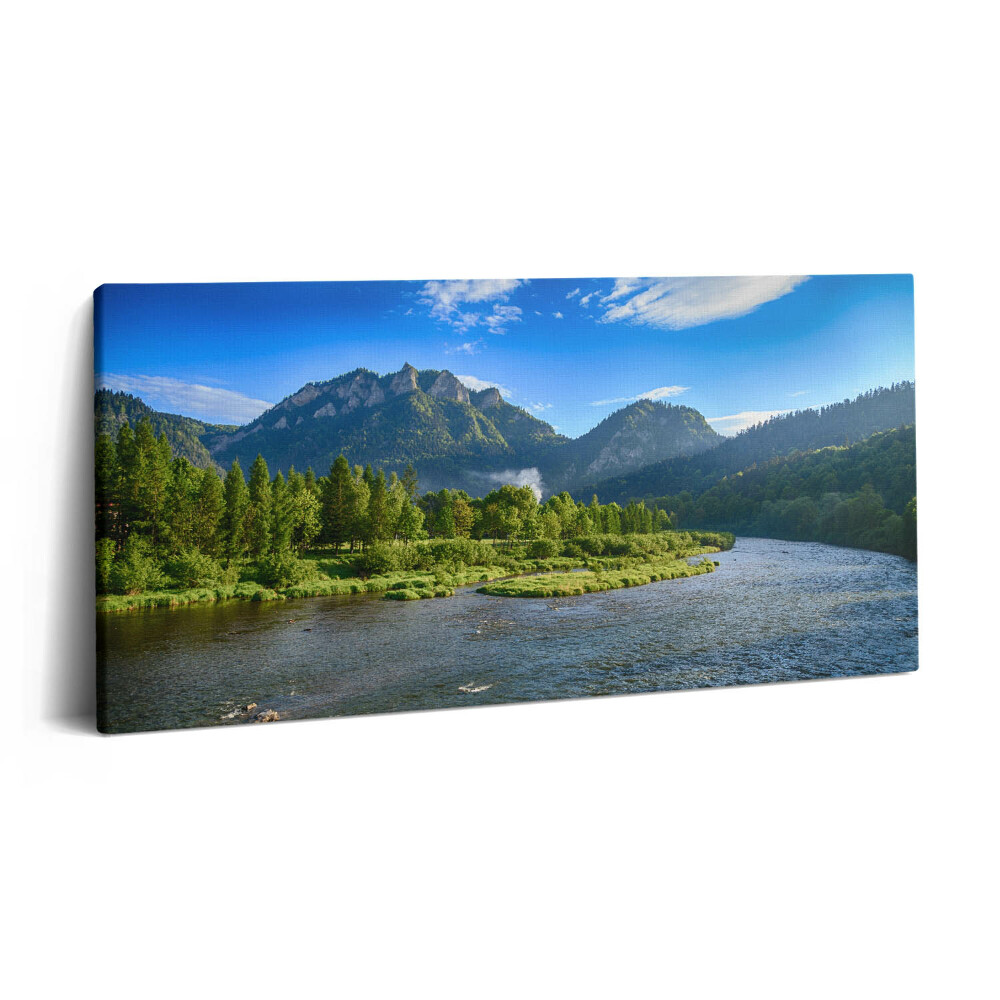 Imprimare tablou canvas 120x60 Cotul Dunajec din Munții Pieniny
