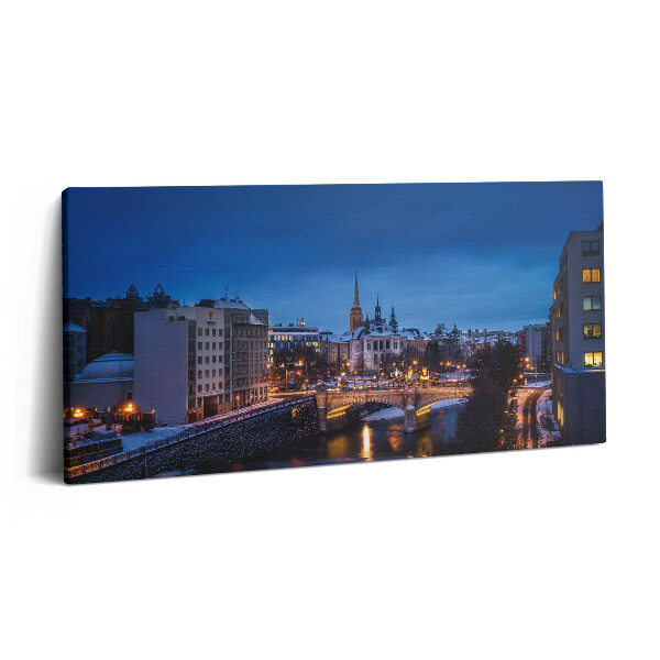 Imprimare tablou canvas 120x60 Panoramă a orașului Pilsen din Republica Cehă