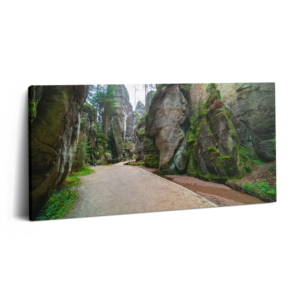 Imprimare tablou canvas 120x60 Orașul rock din Republica Cehă