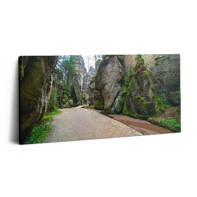 Imprimare tablou canvas 120x60 Orașul rock din Republica Cehă