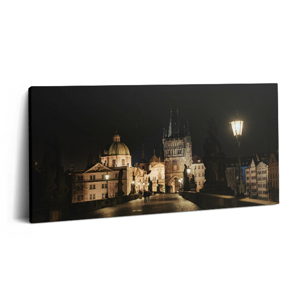 Imprimare tablou canvas 120x60 Podul Carol din Praga