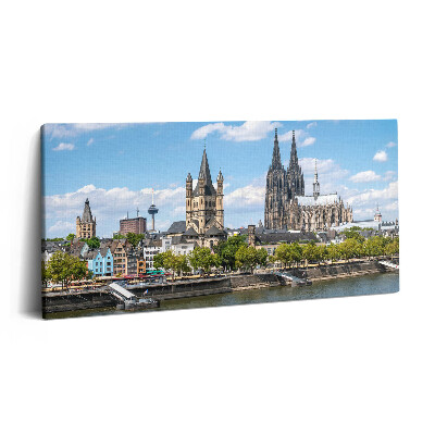 Imprimare tablou canvas 120x60 Panorama din Köln