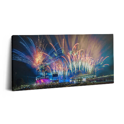 Imprimare tablou canvas 120x60 Anul Nou în Birmingham