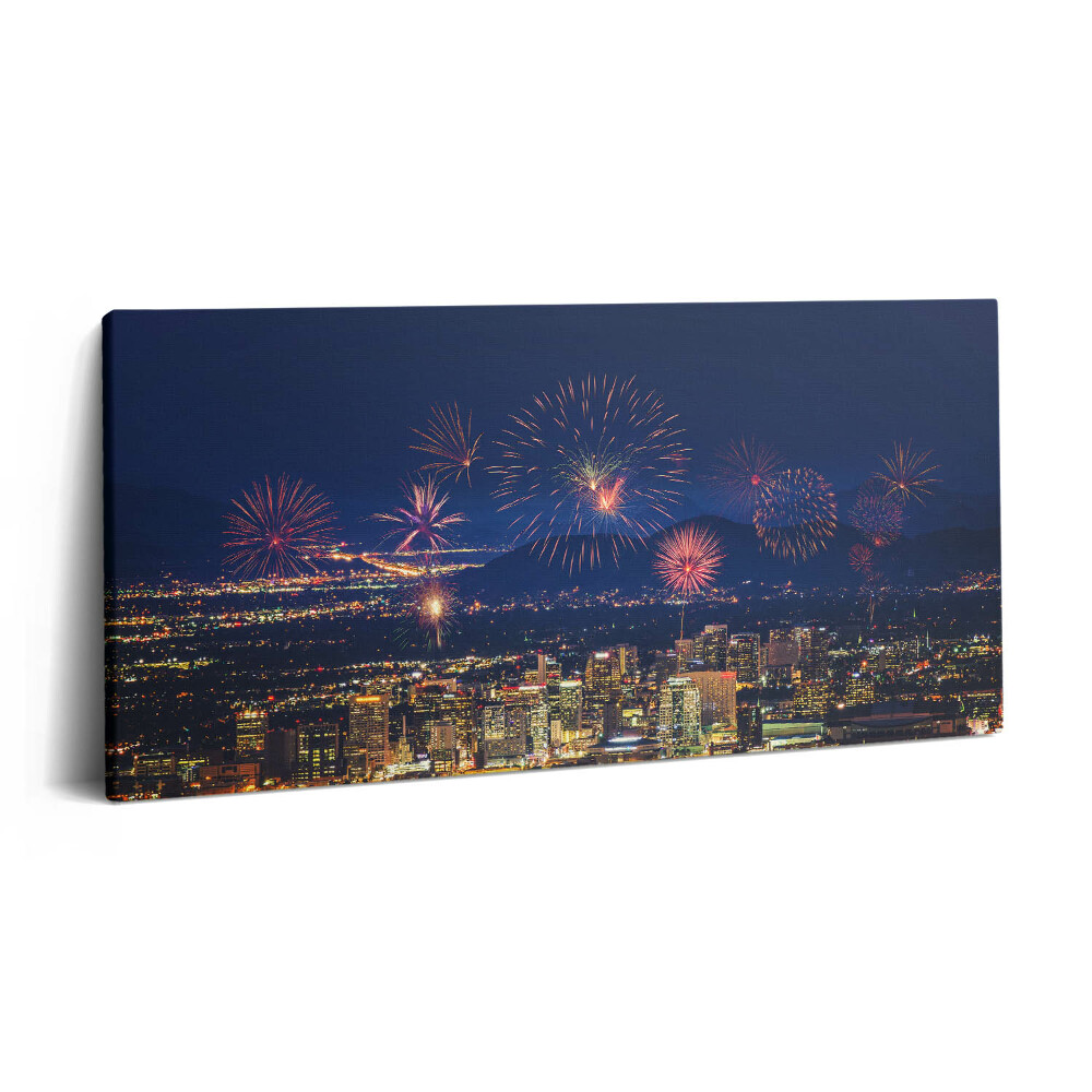 Imprimare tablou canvas 120x60 Orașul Phoenix noaptea