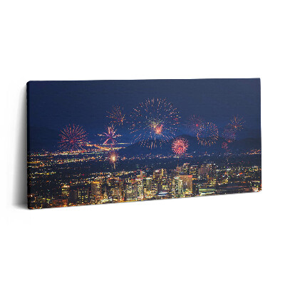 Imprimare tablou canvas 120x60 Orașul Phoenix noaptea