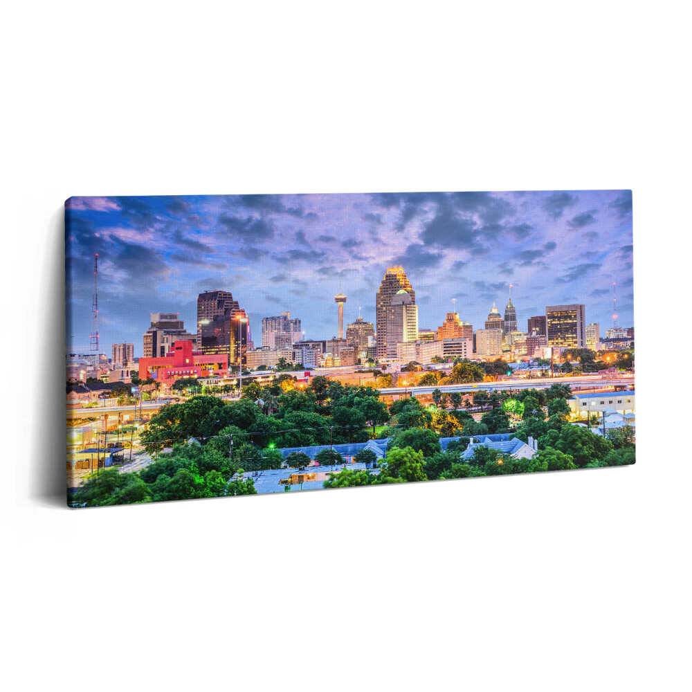 Imprimare tablou canvas 120x60 Peisajul urban din San Antonio