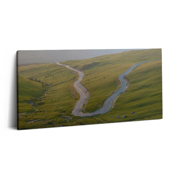 Imprimare tablou canvas 120x60 Ruta Transalpina 67c