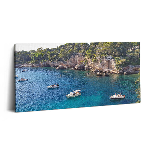Imprimare tablou canvas 120x60 Peisaj în Capul d'Antibes