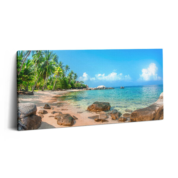 Imprimare tablou canvas 120x60 Plajă frumoasă în Thailanda