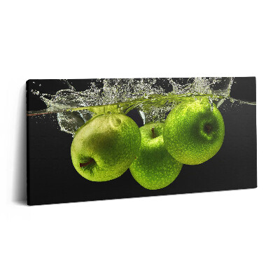 Imprimare tablou canvas 120x60 Mere verzi în apă