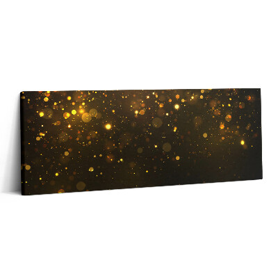 Print pe canvas 125x50 Sclipici auriu