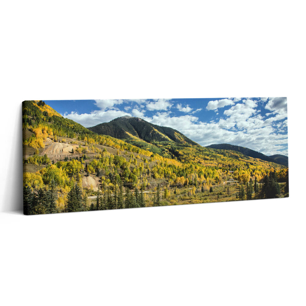 Print pe canvas 125x50 Peisaj cu vegetație montană