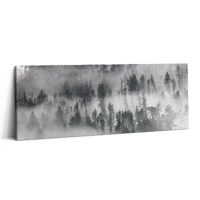 Print pe canvas 125x50 Peisaj de pădure încețoșată