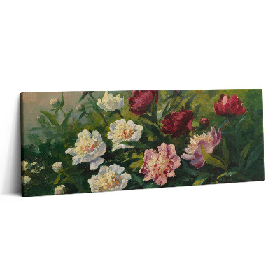 Print pe canvas 125x50 Am pictat flori frumoase