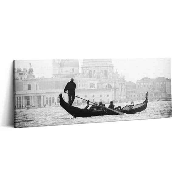 Print pe canvas 125x50 Gondolă cu vedere la oraș