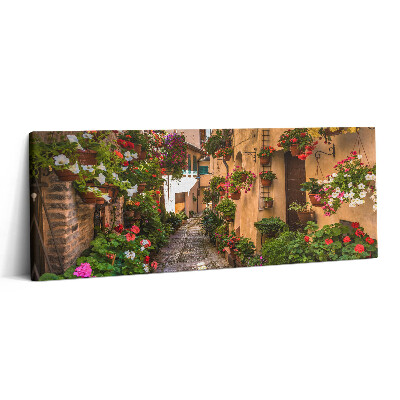 Print pe canvas 125x50 Strada Florilor din Umbria