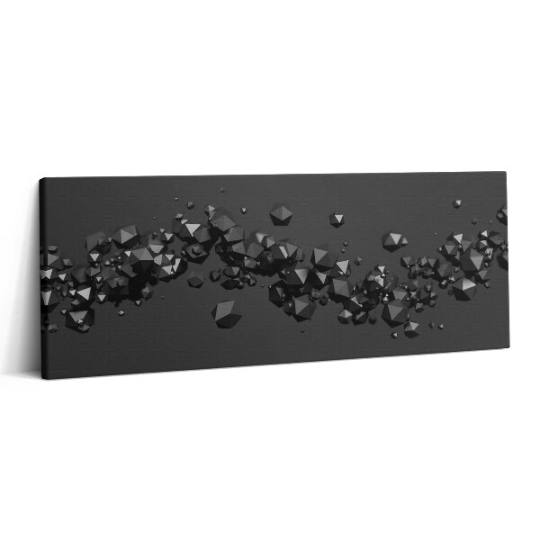 Print pe canvas 125x50 Abstractizare a formei 3D