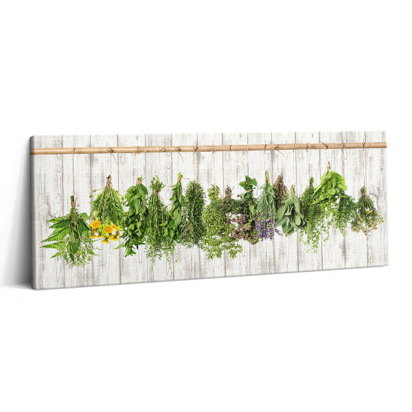 Print pe canvas 125x50 Ierburi și plante uscate