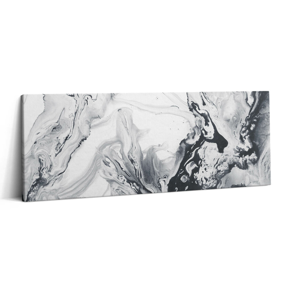 Print pe canvas 125x50 Abstractizare cu cerneală - Marble Ink