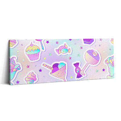 Print pe canvas 125x50 Fursecuri cu înghețată