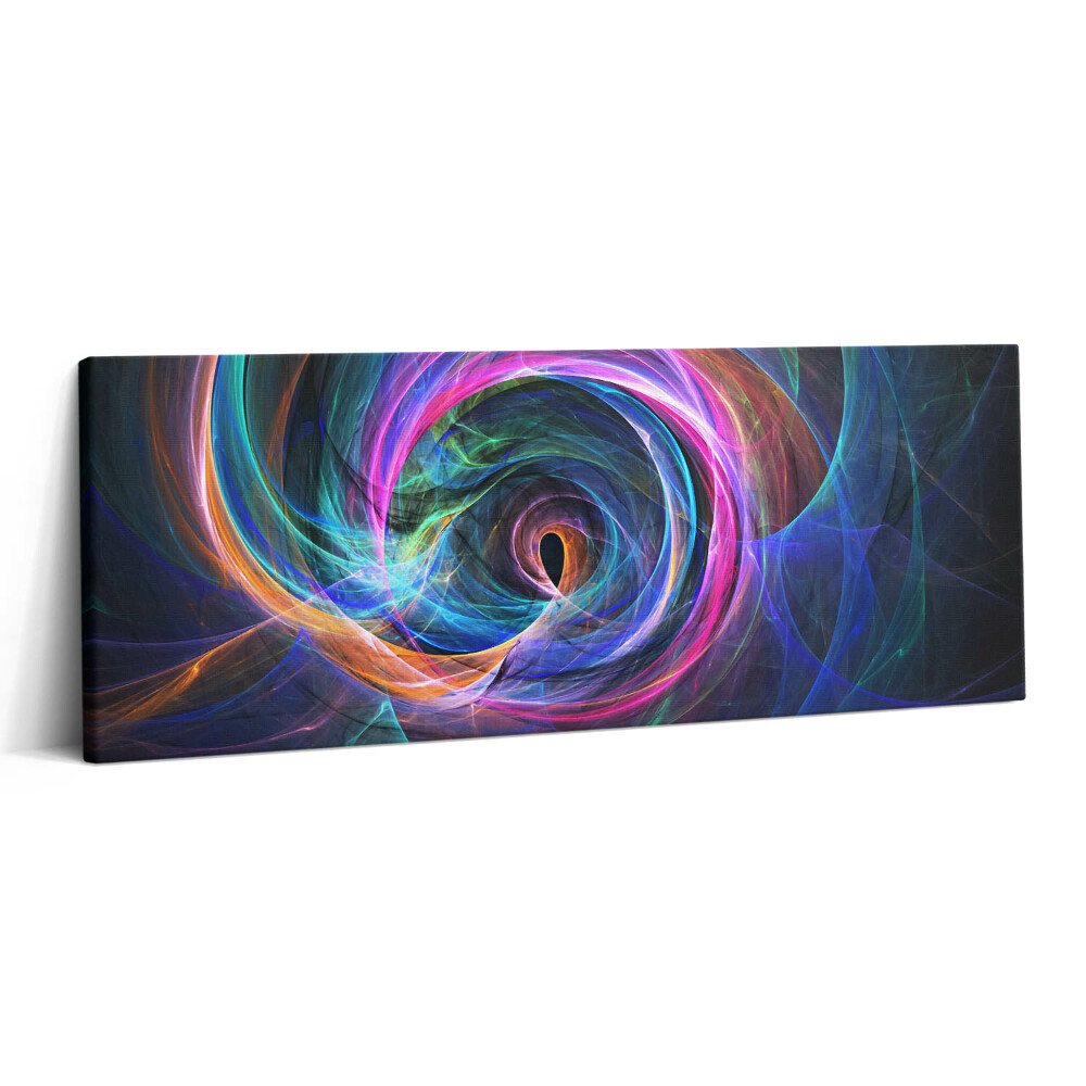 Print pe canvas 125x50 Abstracție - fractal colorat