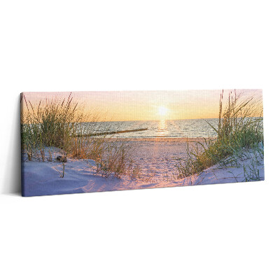 Print pe canvas 125x50 Marea poloneză - plajă