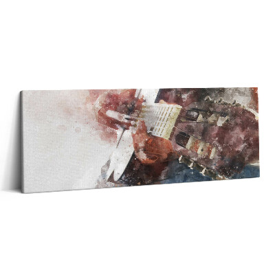 Print pe canvas 125x50 Vedere a chitarei