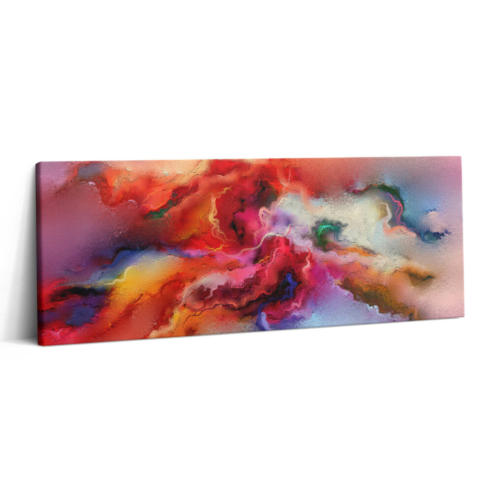 Print pe canvas 125x50 Vopsea vărsată