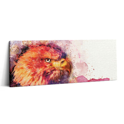 Print pe canvas 125x50 Acuarelă pasăre vultur