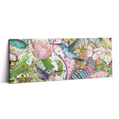 Print pe canvas 125x50 Decorațiuni florale