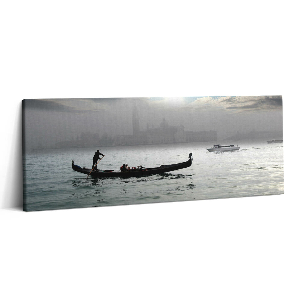 Print pe canvas 125x50 Gondole venețiene
