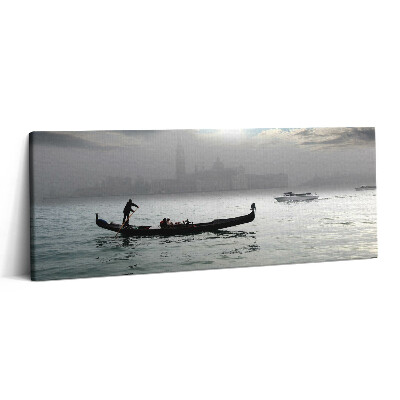 Print pe canvas 125x50 Gondole venețiene