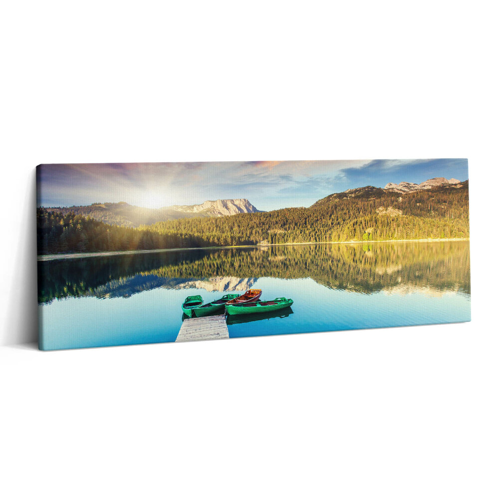 Print pe canvas 125x50 Peisaj fluvial