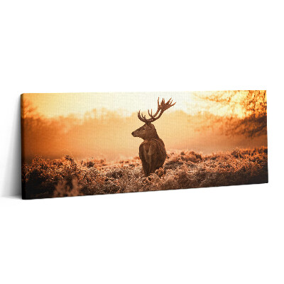 Print pe canvas 125x50 Cerb la răsărit
