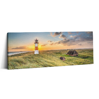 Print pe canvas 125x50 Schimbați farul de pe Sylt