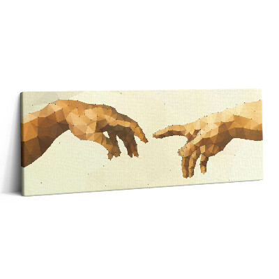 Print pe canvas 125x50 Crearea lui Adam